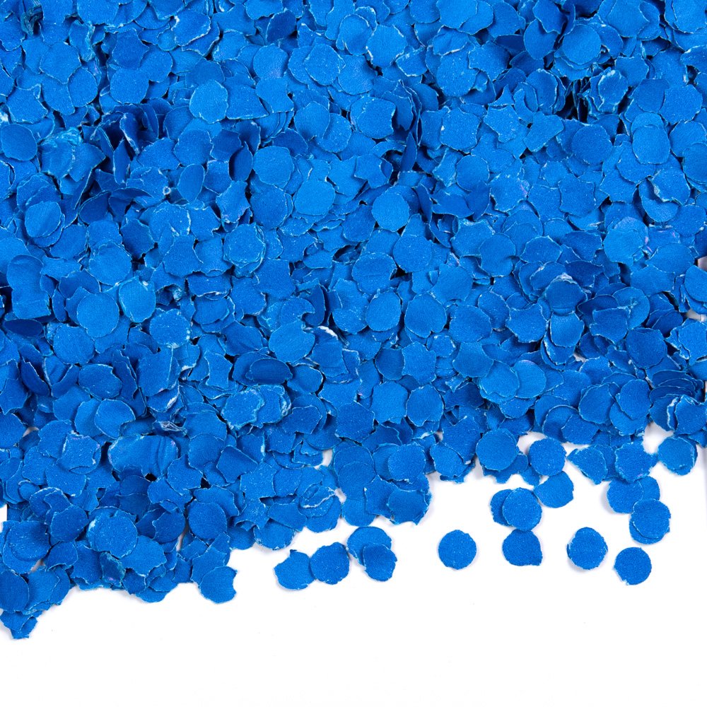 Confetti Blauw - 10mm 100gr