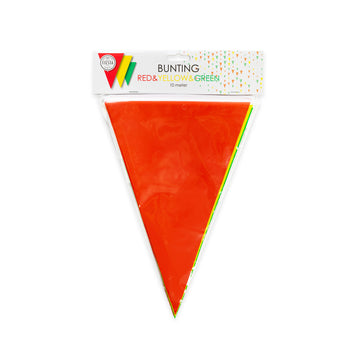 Vlaggenlijn Rood / Geel / Groen 10 meter