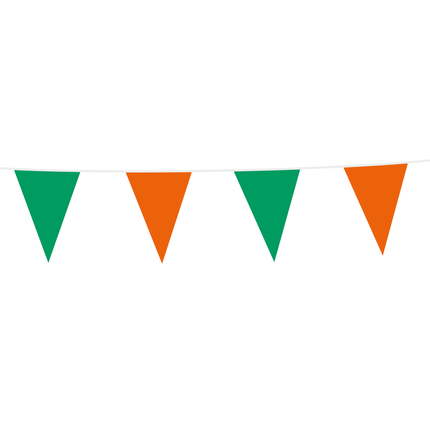 Vlaggenlijn Groen / Oranje 10 meter