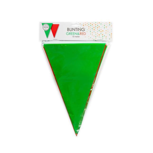 Vlaggenlijn Groen / Rood 10 meter