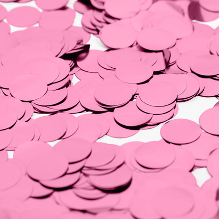 Metallic Confetti Baby Roze XL - 23mm 250gr