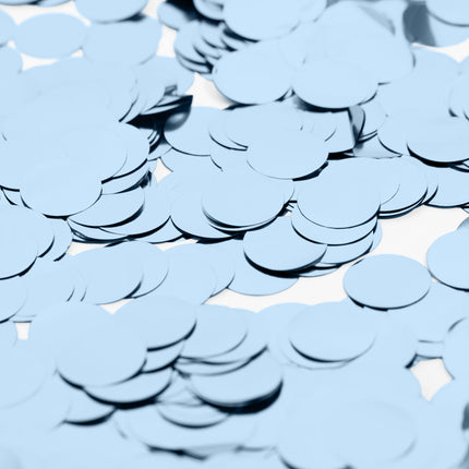 Metallic Confetti Baby Blauw XL - 23mm 250gr