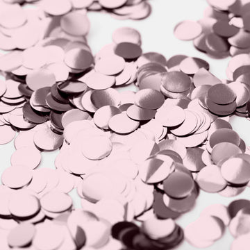 Metallic Confetti Rosé Goud - 10mm 250gr