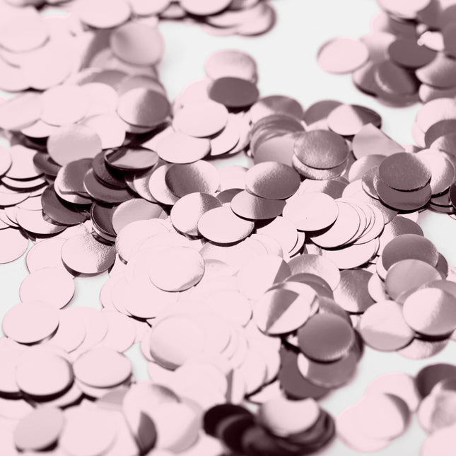 Metallic Confetti Rosé Goud - 10mm 250gr