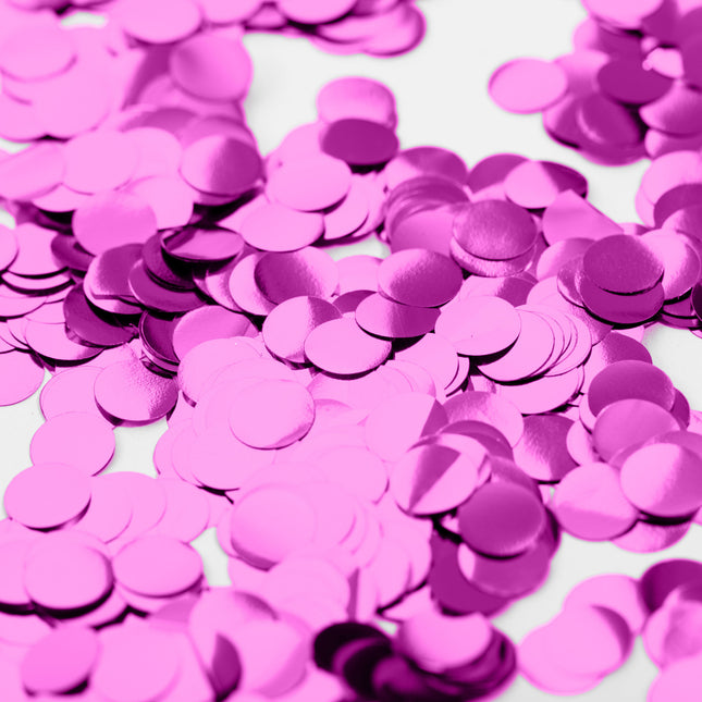 Metallic Confetti Roze - 10mm 250gr