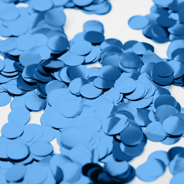 Metallic Confetti Blauw - 10mm 250gr
