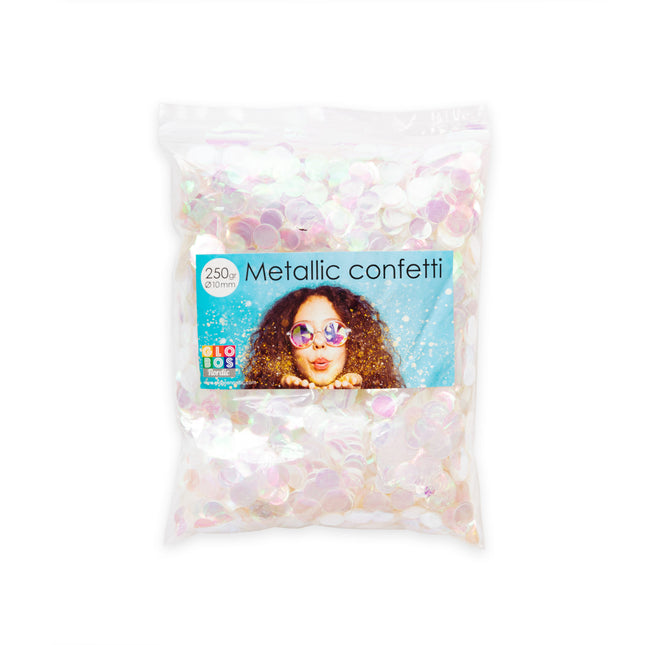Metallic Confetti Iriserent- 10mm 250gr