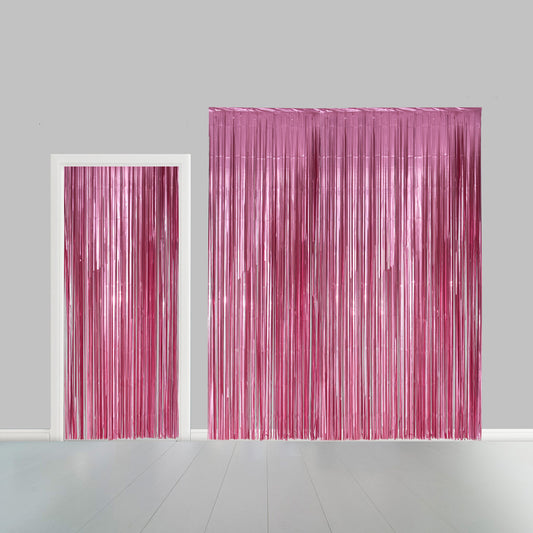 Deurgordijn 1x2,4m Baby Roze