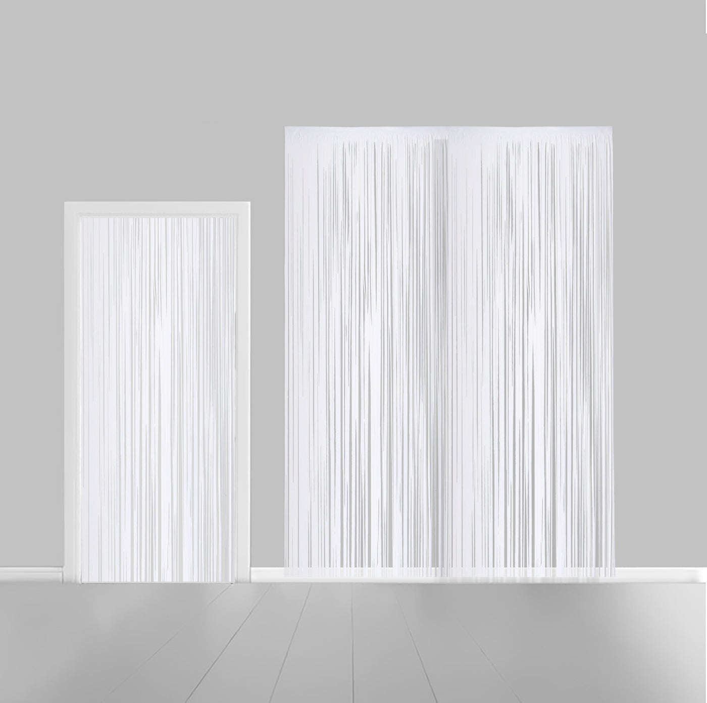 Deurgordijn 1x2,4m Wit