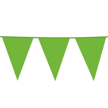 Giga Vlaggenlijn licht groen 10 Meter