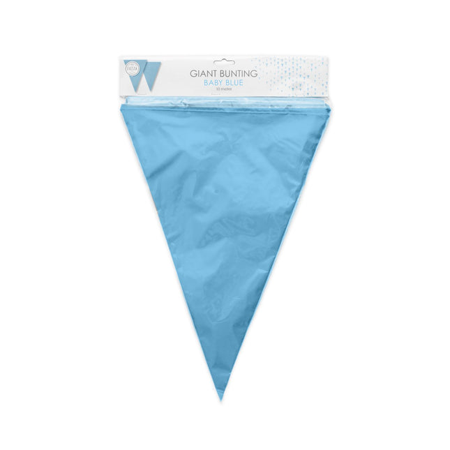 Giga Vlaggenlijn licht blauw 10 Meter