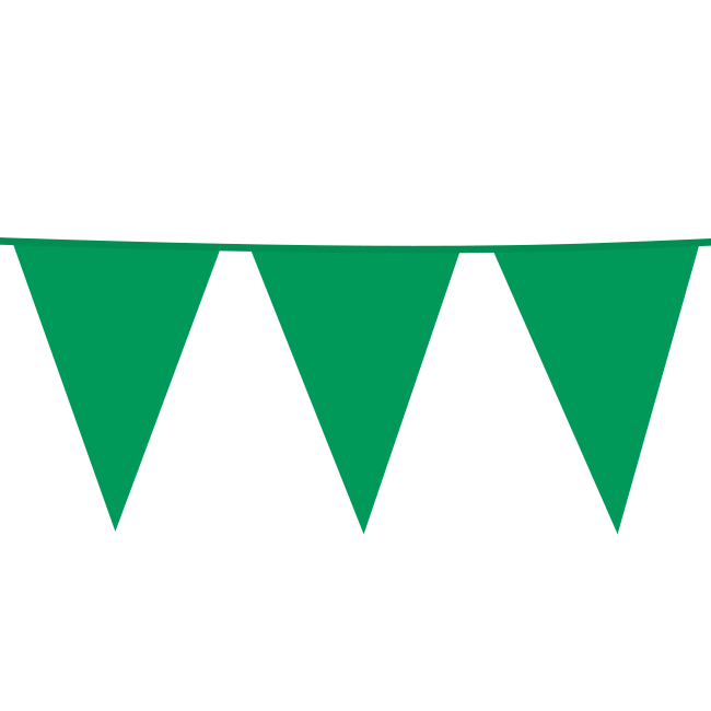 Giga Vlaggenlijn groen 10 Meter