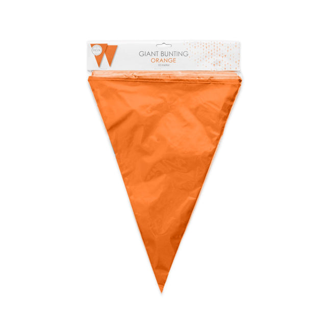 Giga Vlaggenlijn oranje 10 Meter