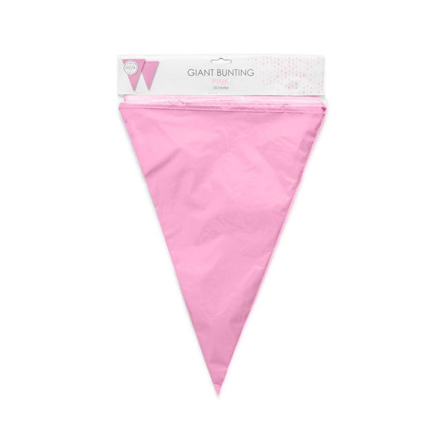 Giga Vlaggenlijn roze 10 Meter