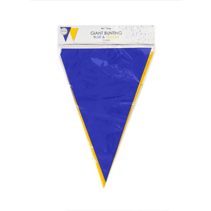 Giga Vlaggenlijn blauw / geel 10 Meter