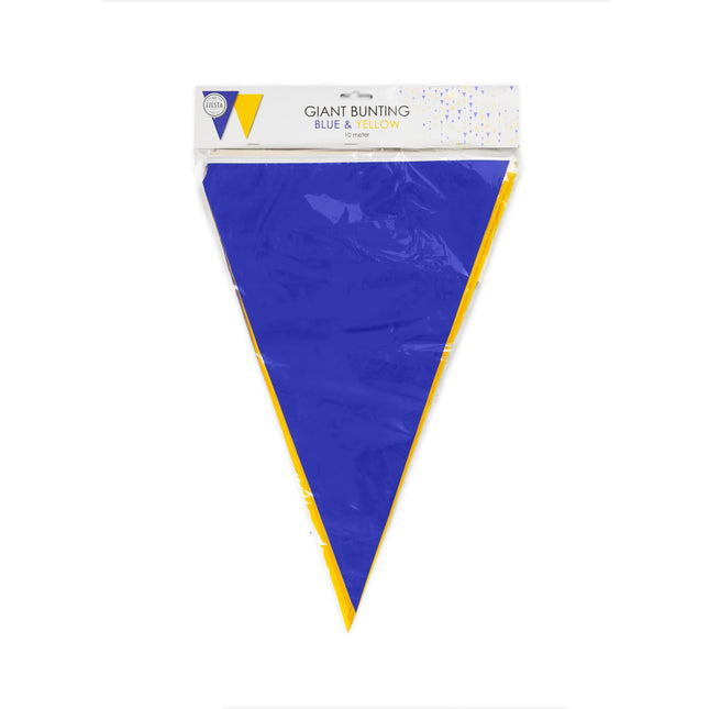 Giga Vlaggenlijn blauw / geel 10 Meter