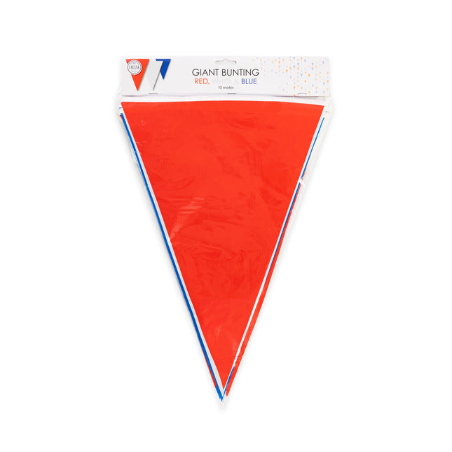 Giga Vlaggenlijn rood / wit / blauw 10 Meter