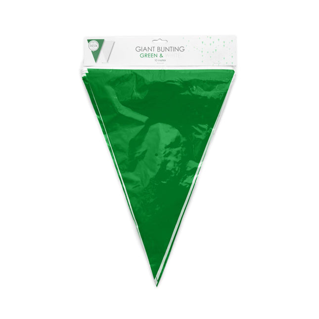 Giga Vlaggenlijn groen / wit 10 Meter
