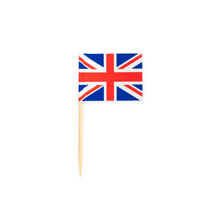 50x Prikkers Engelse vlag (Union Jack