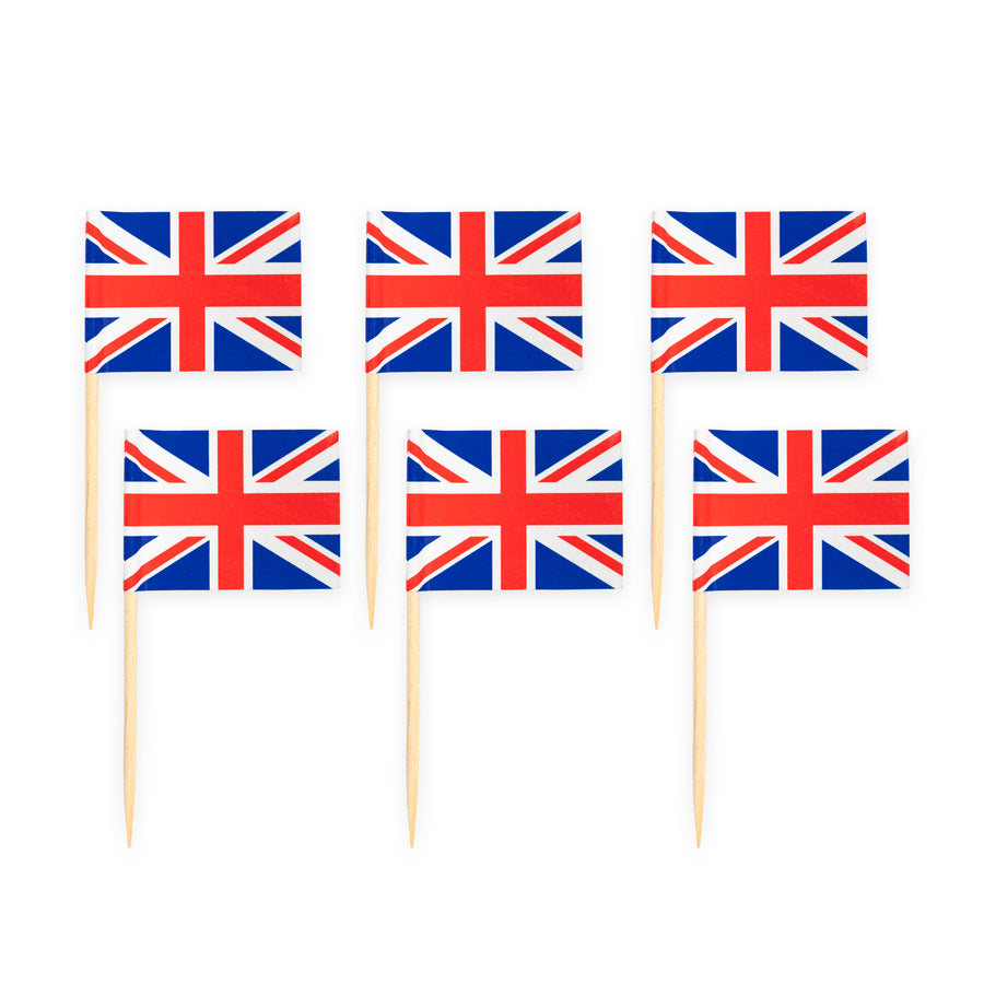 50x Prikkers Engelse vlag (Union Jack