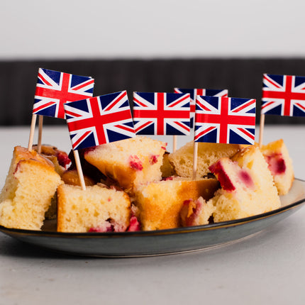 50x Prikkers Engelse vlag (Union Jack