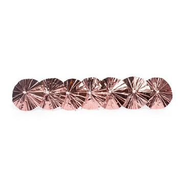 10x Parasol prikker Metallic Rosé Goud