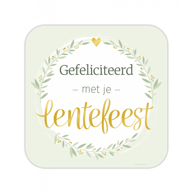 Huldeschild - Lentefeest