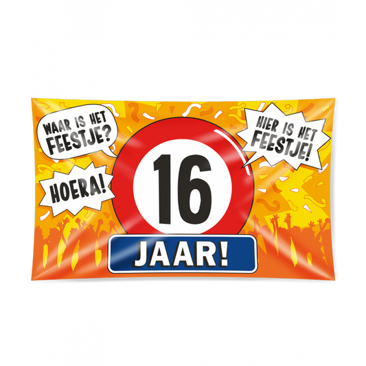 XXL Gevalvlag - 16 Jaar