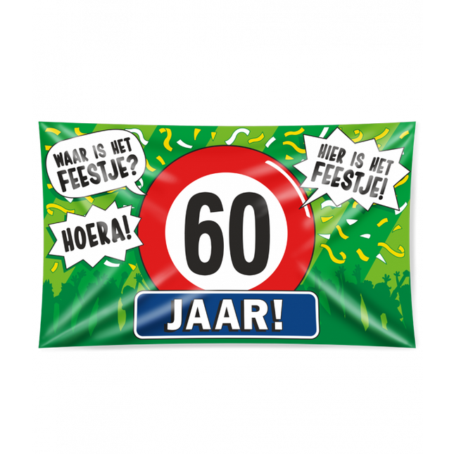 XXL Gevalvlag - 60 Jaar
