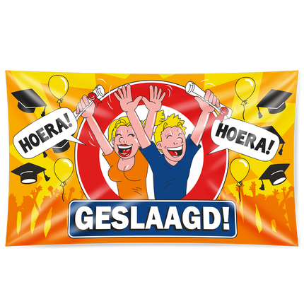 XXL Gevelvlag - Geslaagd