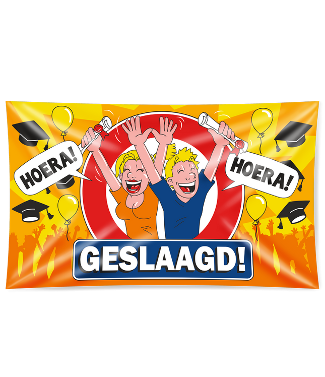 XXL Gevelvlag - Geslaagd
