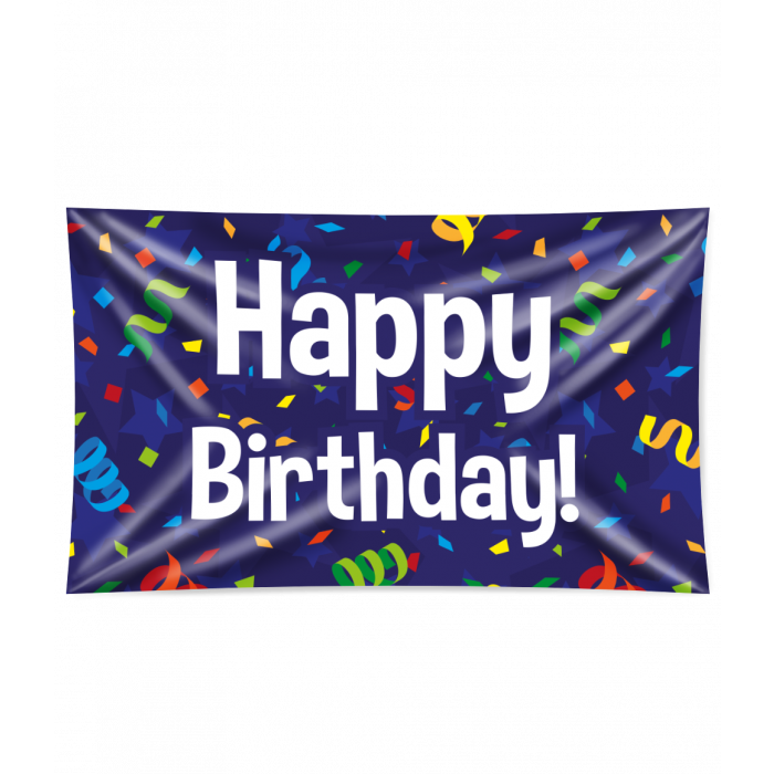 XXL Gevalvlag - Happy Birthday!