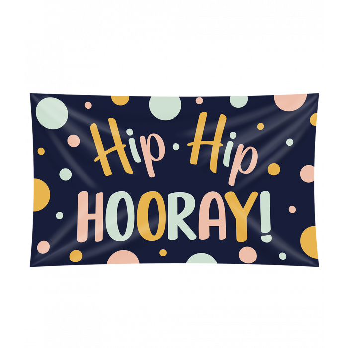 XXL Gevalvlag - Hip Hip HOORAY!
