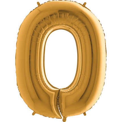 Folieballon nmr. 0 - Kleuren selecteerbaar