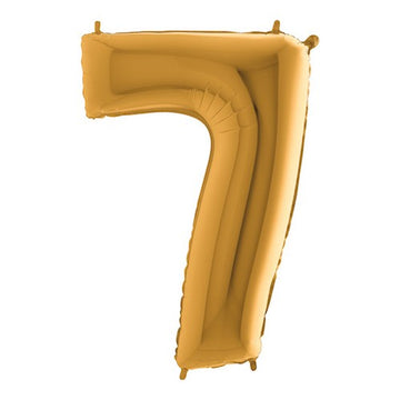 Folieballon nmr. 7 - Kleuren selecteerbaar