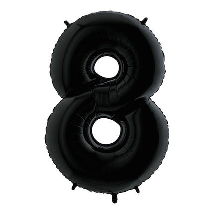 Folieballon nmr. 8 - Kleuren selecteerbaar