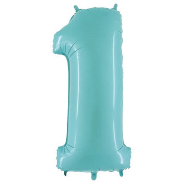 Folieballon nmr. 1 - Kleuren selecteerbaar