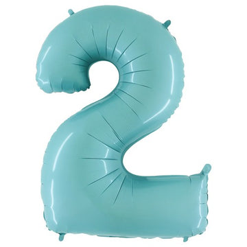 Folieballon nmr. 2 - Kleuren selecteerbaar