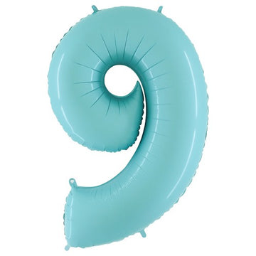 Folieballon nmr. 9 - Kleuren selecteerbaar