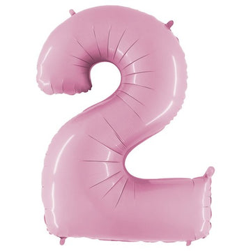 Folieballon nmr. 2 - Kleuren selecteerbaar