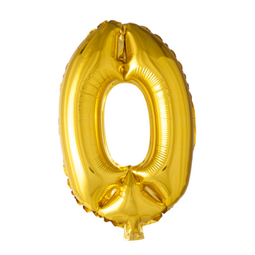 Folieballon nmr. 0 - Kleuren selecteerbaar