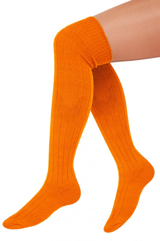 Kniekousen oranje maat 41-47
