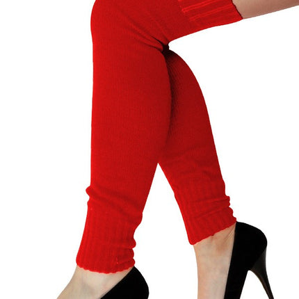 Beenwarmers lang rood