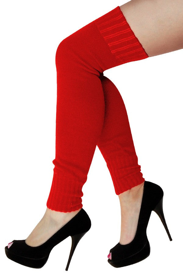 Beenwarmers lang rood