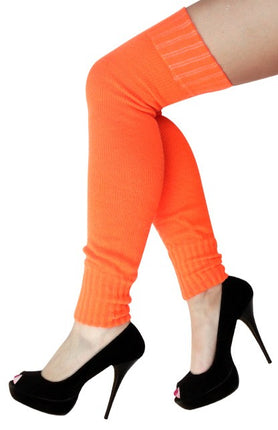 Beenwarmers lang fluor oranje