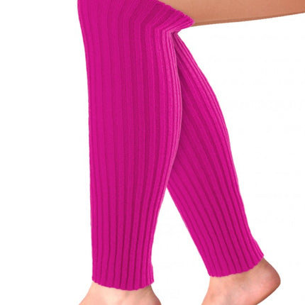Beenwarmers basic neon roze