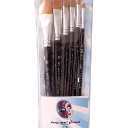 PXP Professional Colours 6 penselen Angle profigrime synthetic