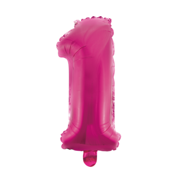 Folieballon nmr. 1 - Kleuren selecteerbaar