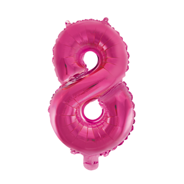 Folieballon nmr. 8 - Kleuren selecteerbaar