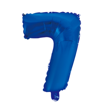 Folieballon nmr. 7 - Kleuren selecteerbaar